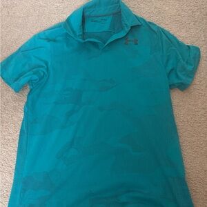 Under Armour Men's Teal Polo Shirt